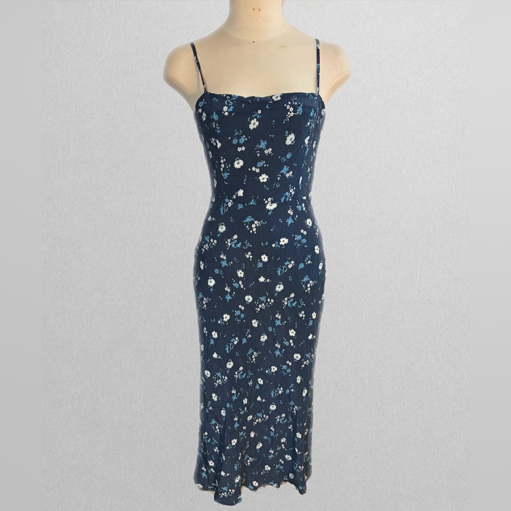 Realisation Par Blue Floral Dress